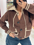 Cardigan con Cappuccio