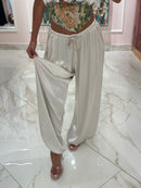 Pantalone Satin Con Elastico