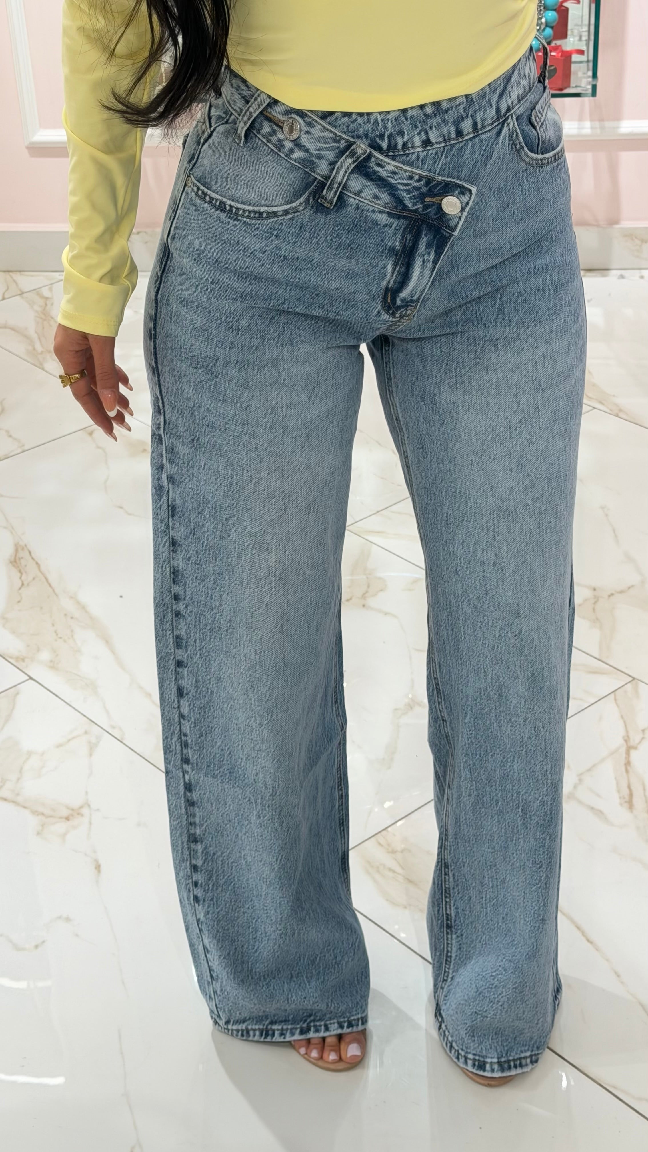 Jeans Curvy Bustino incrocio