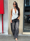 Jeans Balloon Fondente