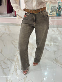 Jeans Cappuccino con cintura