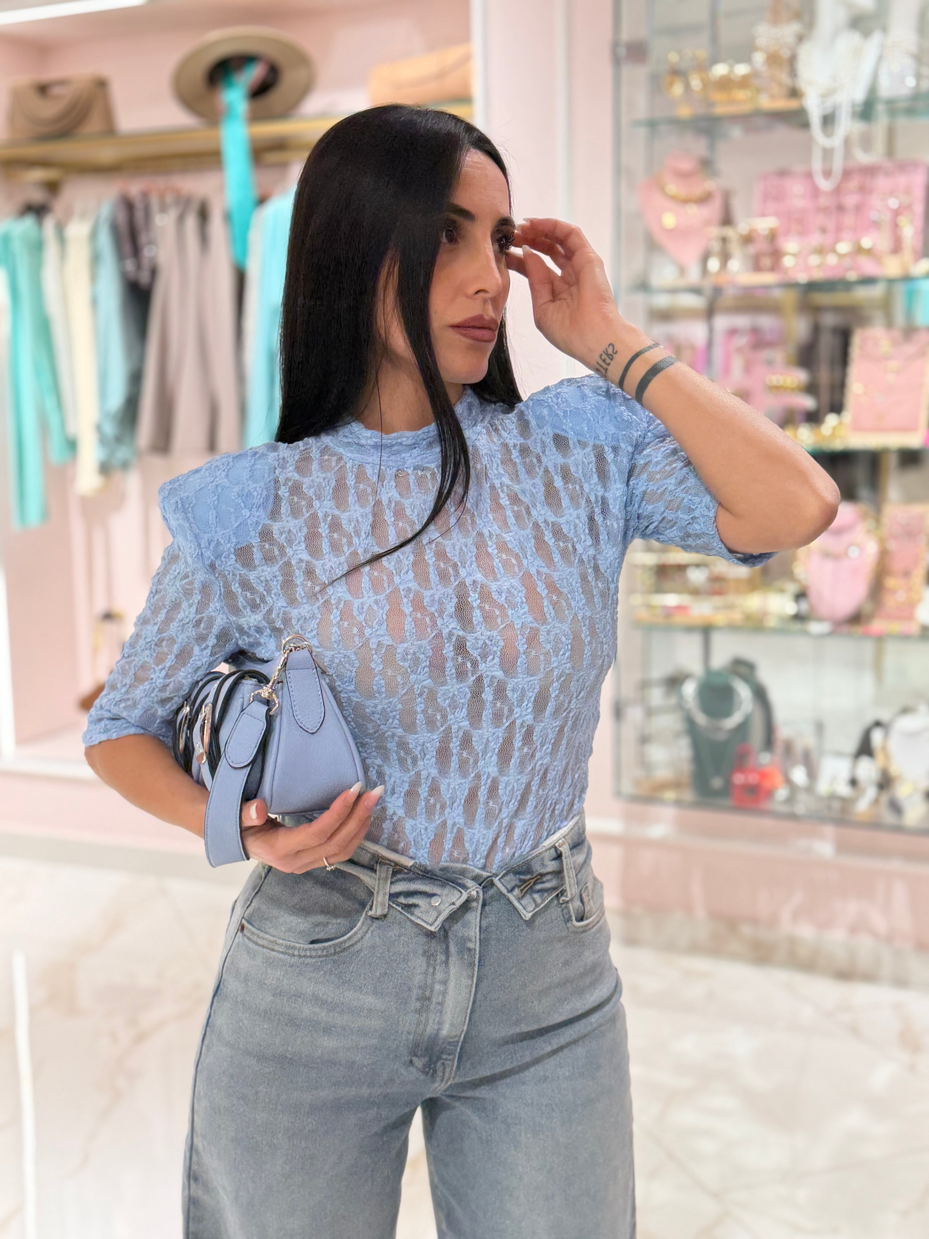 Body Krizia Ricamato Spallina