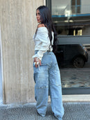 Jeans Balloon Tascone Ampio