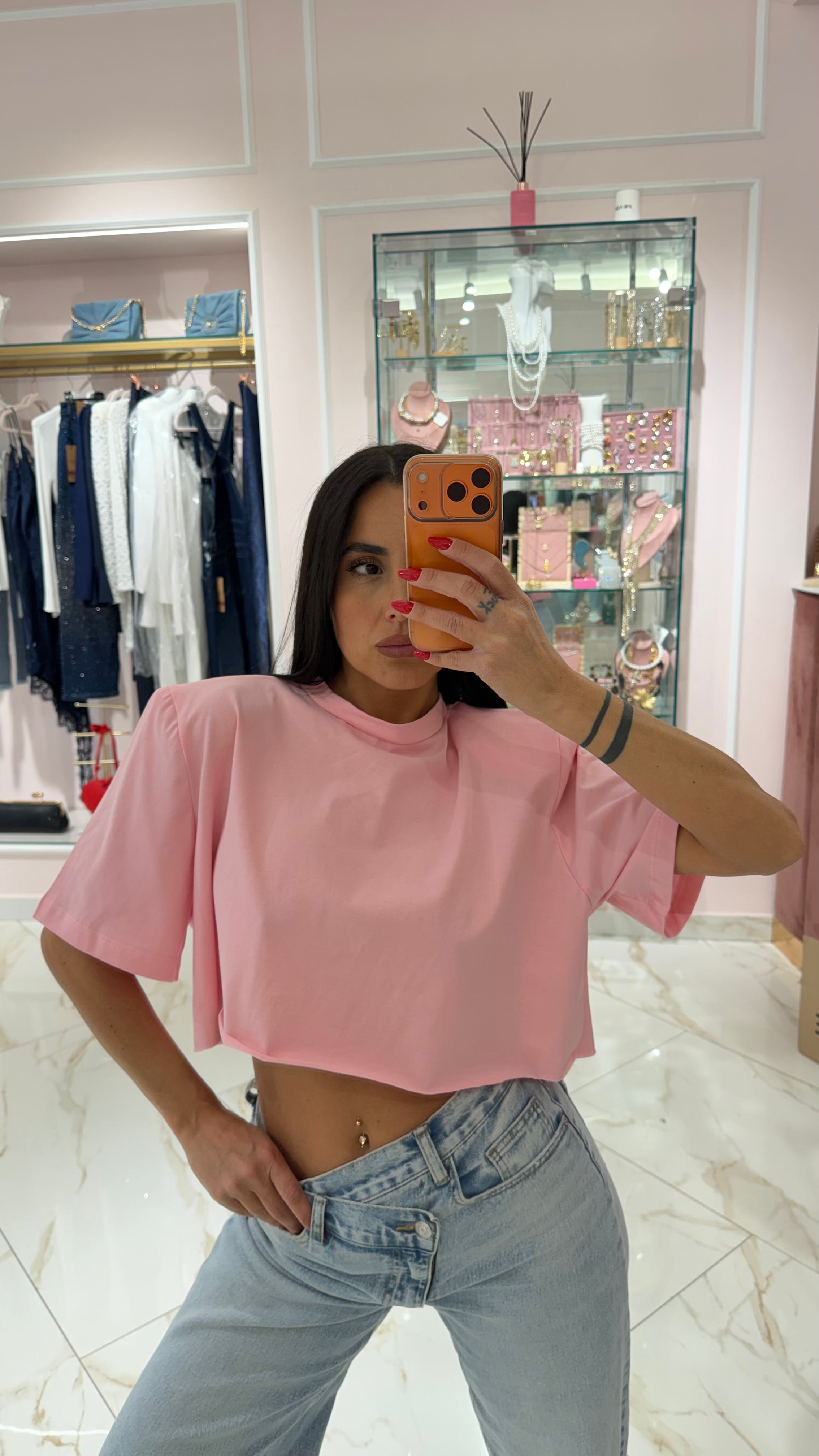 Shirt Just Crop Spallina