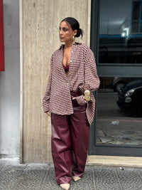 Pantalone Balloon Ecopelle