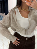 Camicia Body Righe