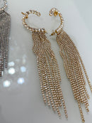 Orecchini Heart Strass