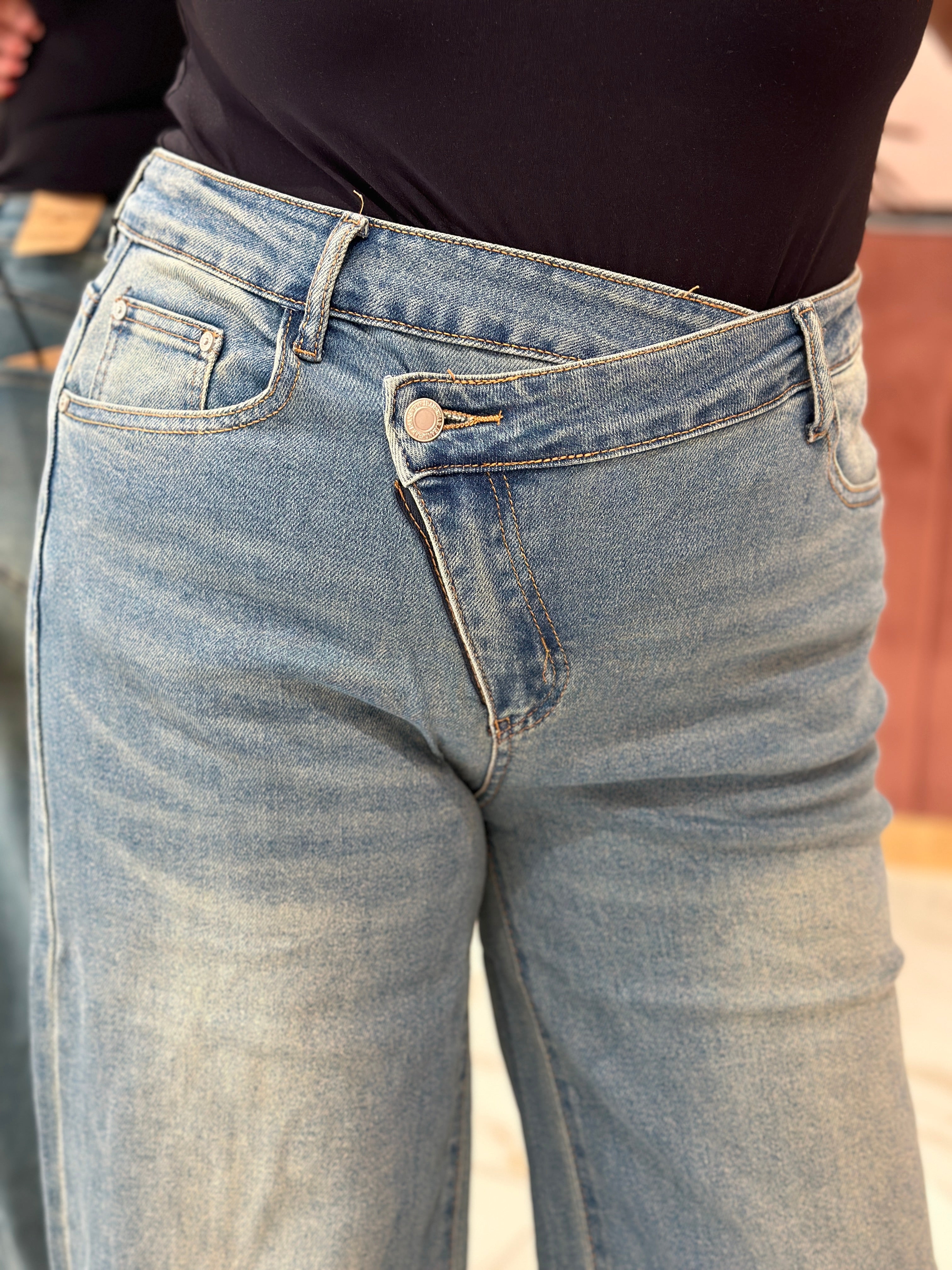 Jeans Curvy Bustino incrocio