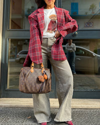 Jeans Palazzo Sabbiato
