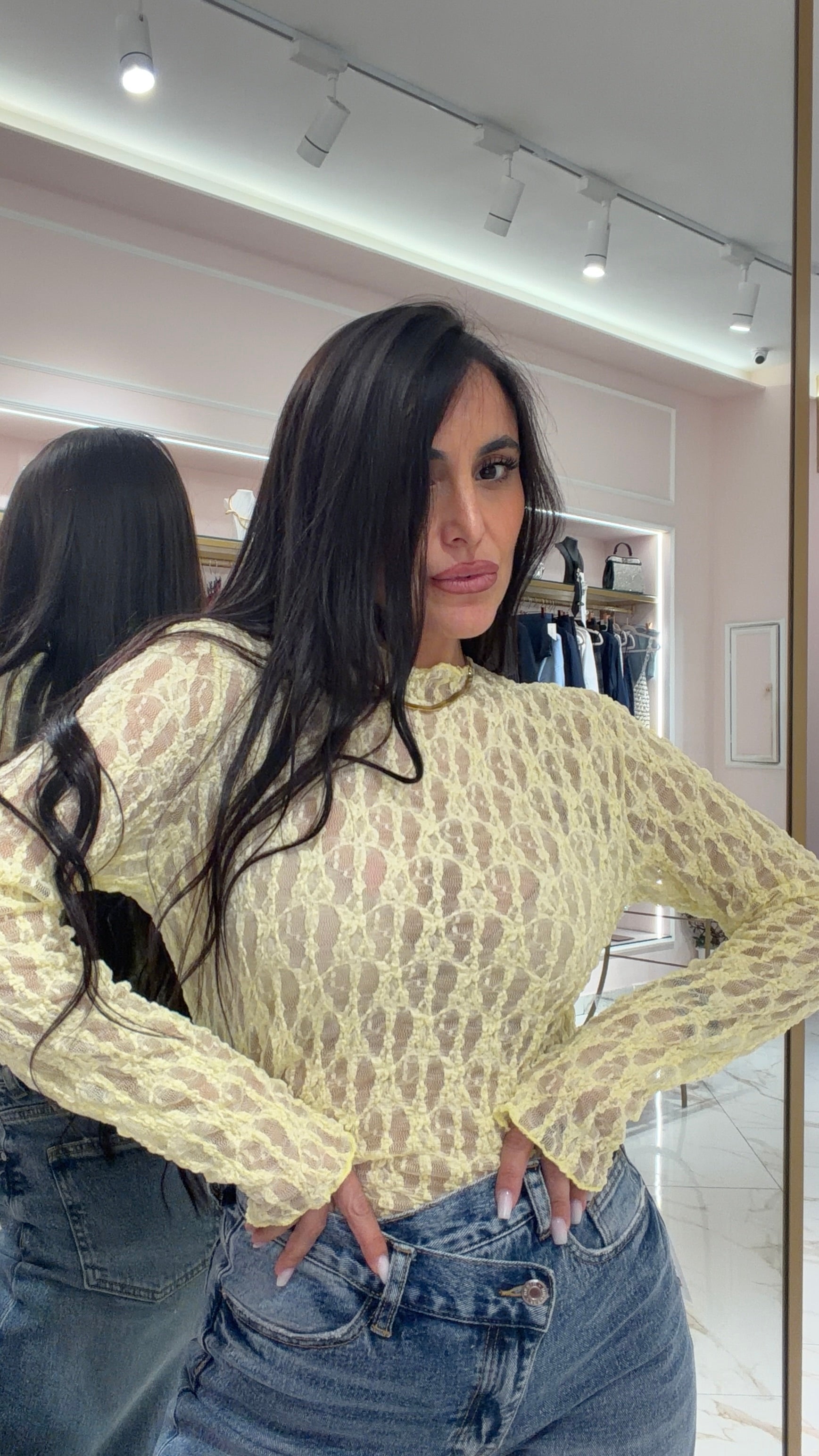 Maglia Lolita Ricamata