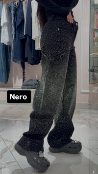 Jeans Curvy Balloon Strass