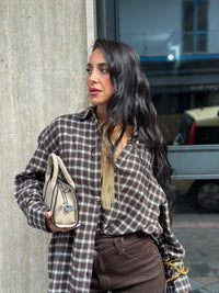 Jeans Brown Bustino Incrocio