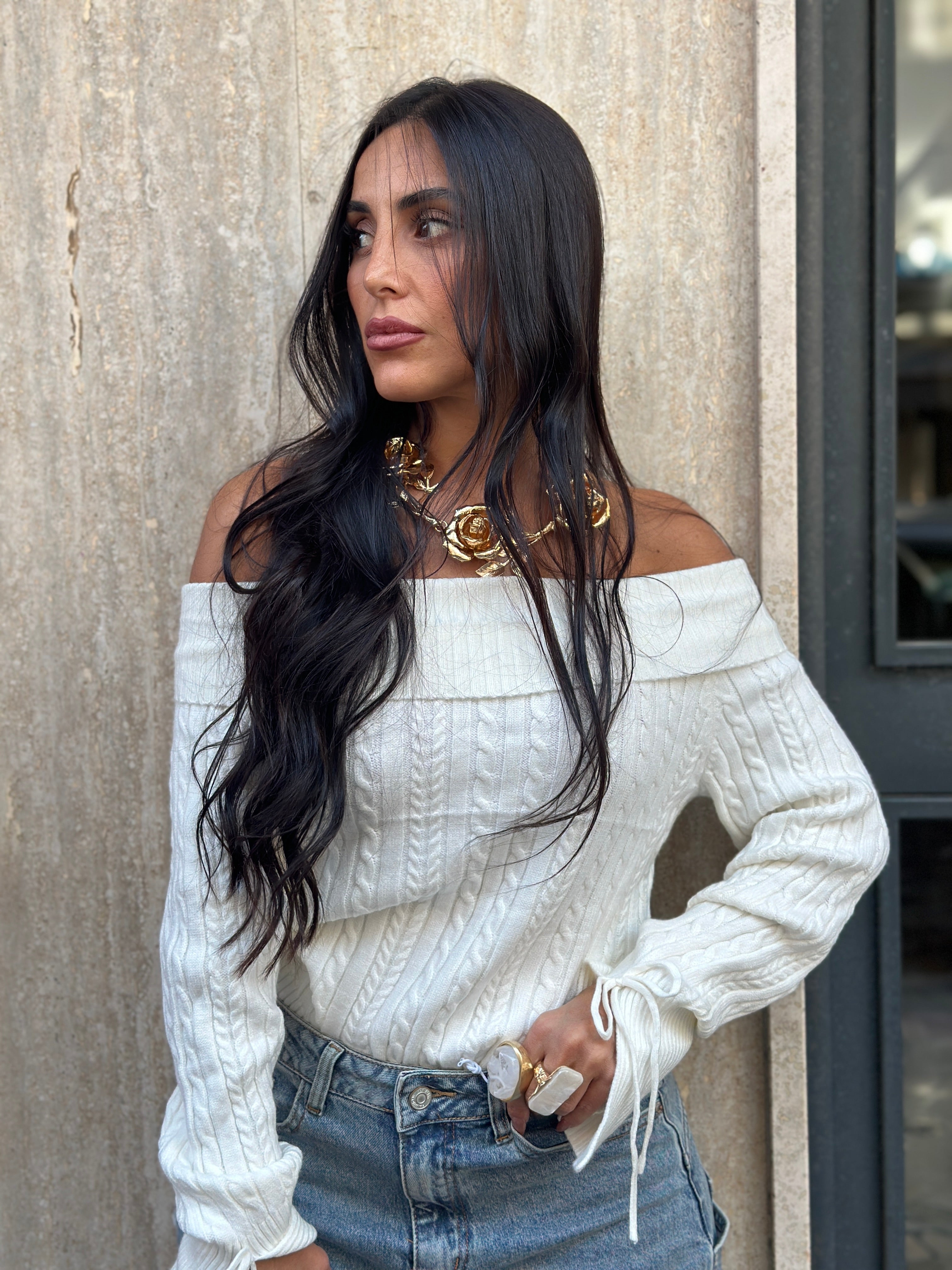 Maglione Delia Scollo Barca