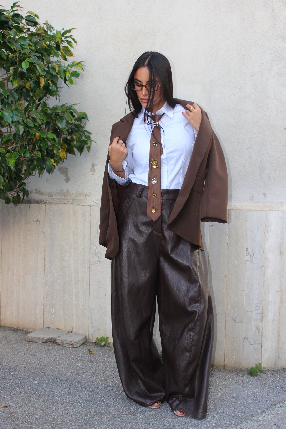 Pantalone Balloon Flow Ecopelle
