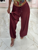 Pantalone Satin Con Elastico