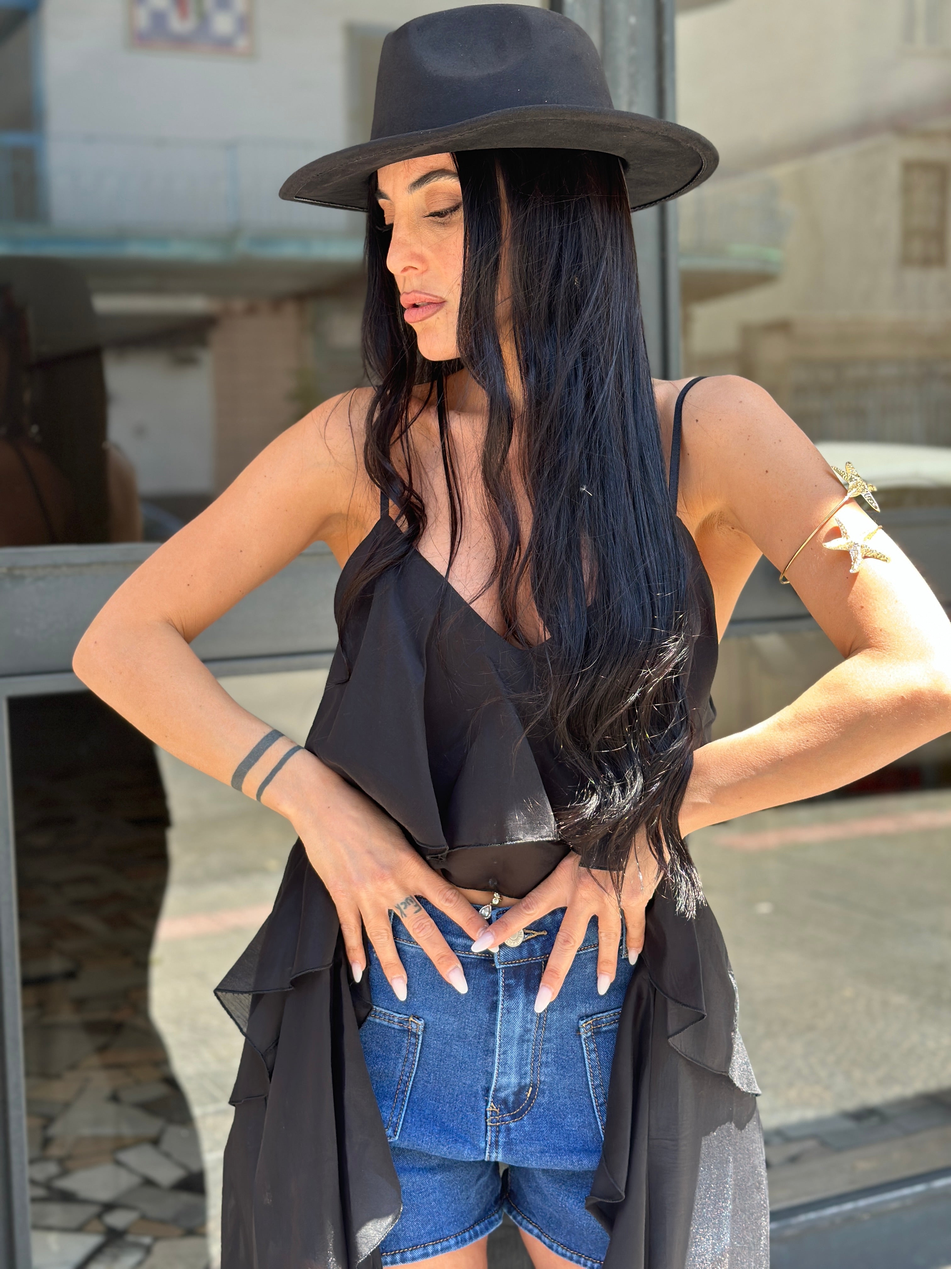 Shorts Denim Scuro