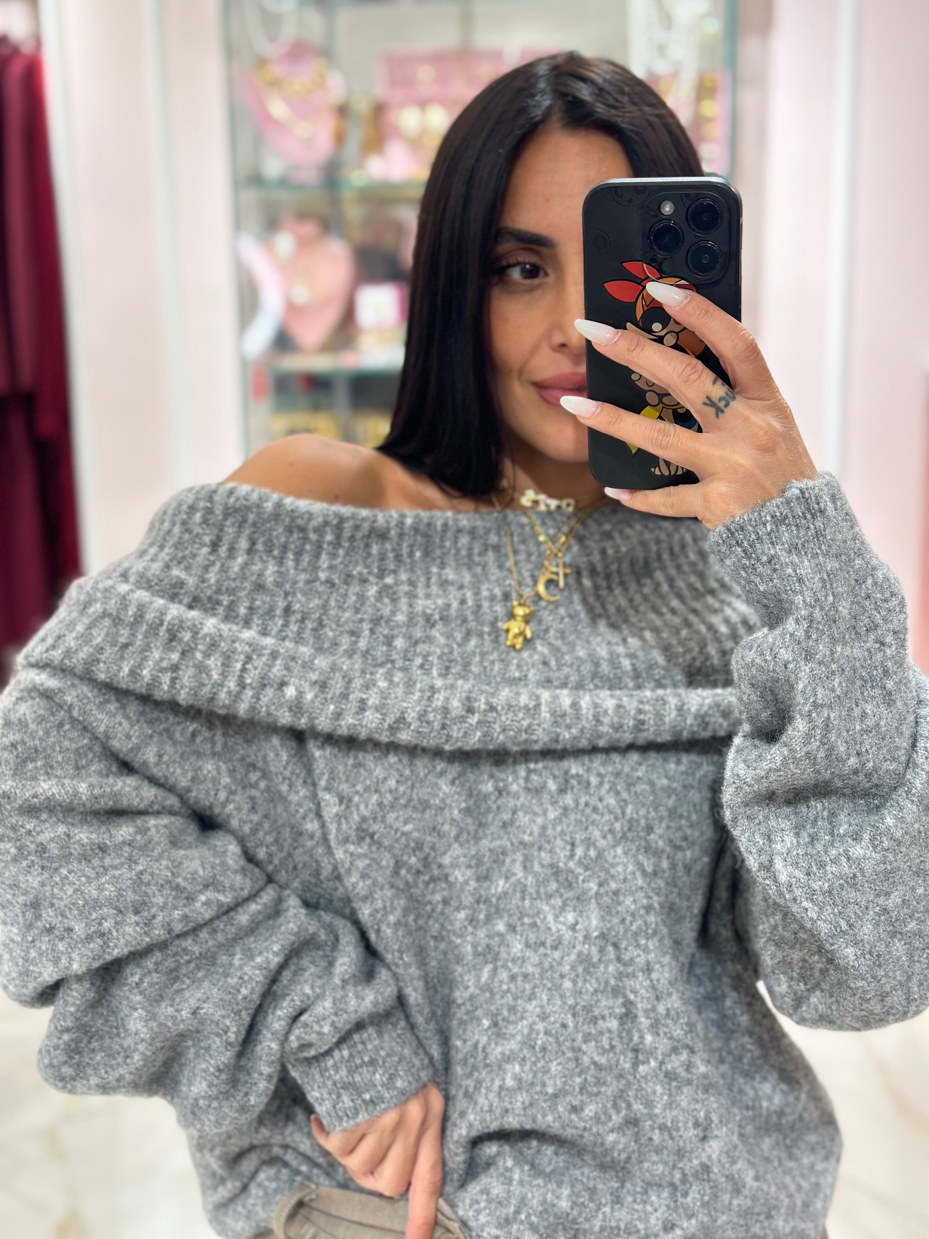 Maglione Gioia Scollo Barca