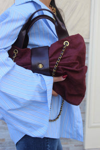 Borsa Flake Burgundy