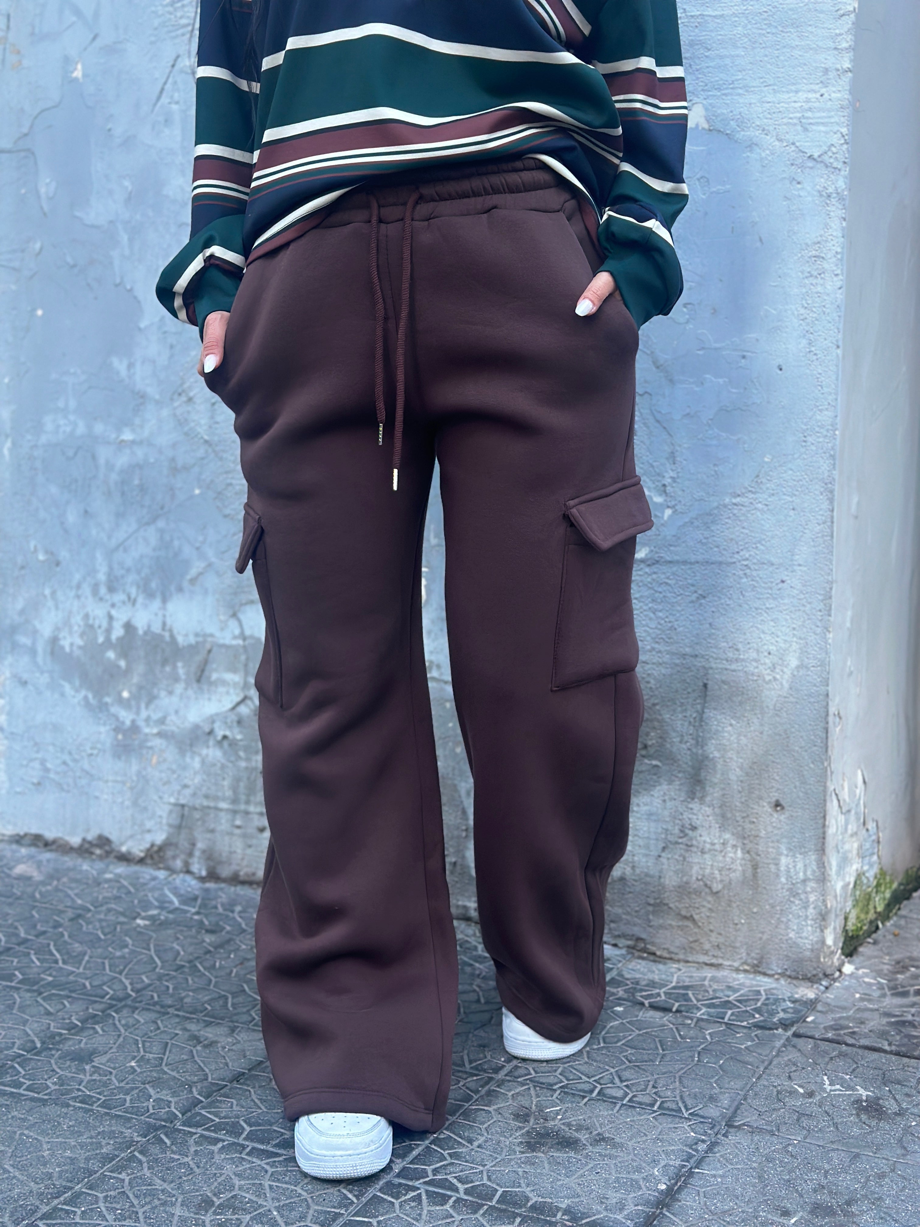 Pantaloni Tuta Cargo