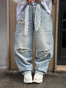 Balloon Chiaro con Ricami