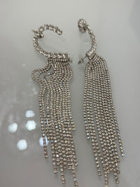 Orecchini Heart Strass