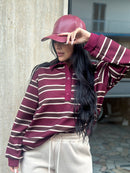 Maglia Felpata Righe