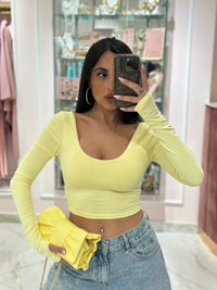 Maglia Crop Lila