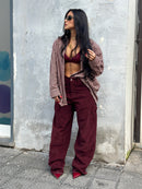 Jeans Balloon Costine Velluto