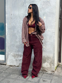 Jeans Balloon Costine Velluto