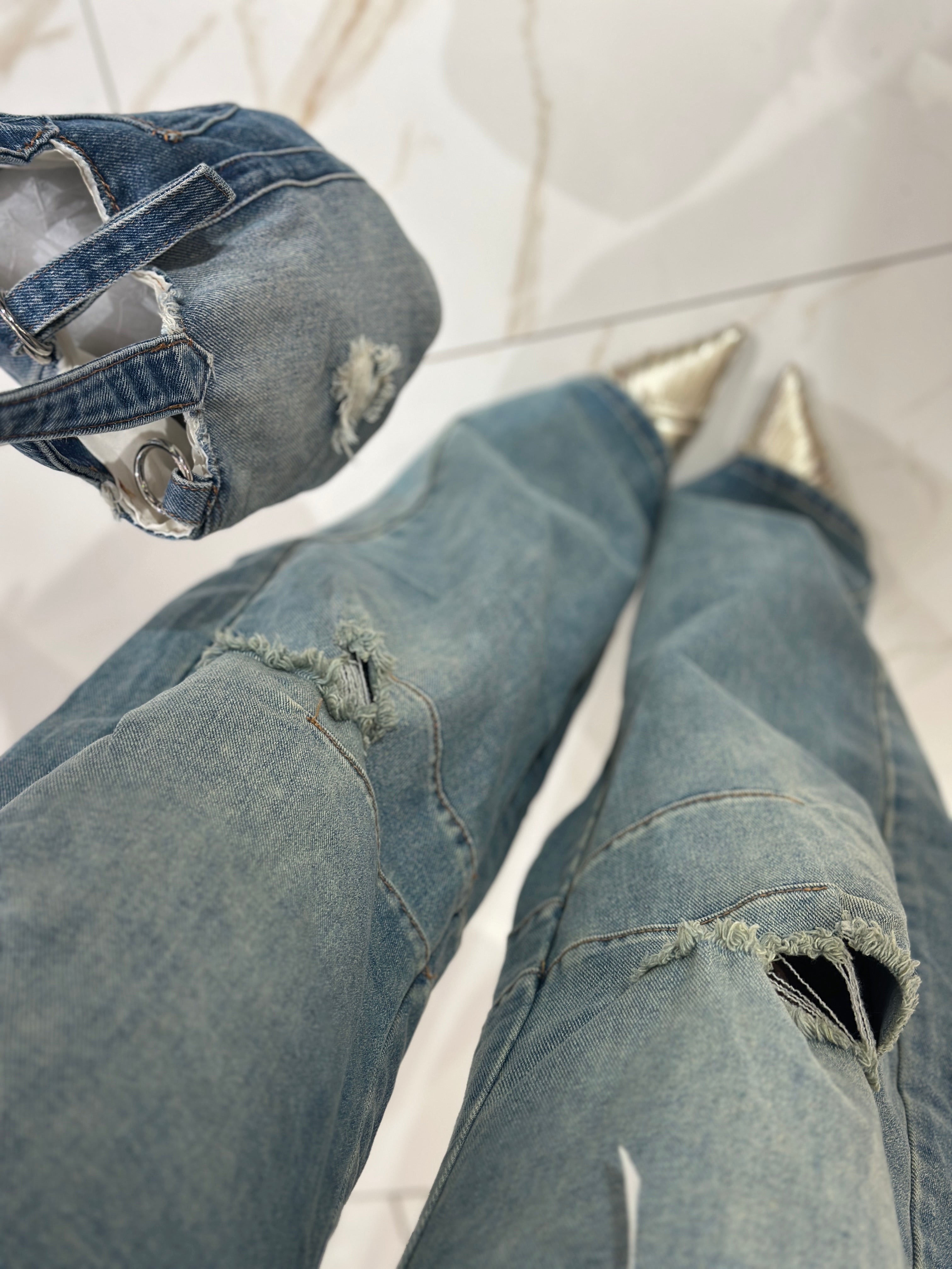 Jeans Balloon Strappato