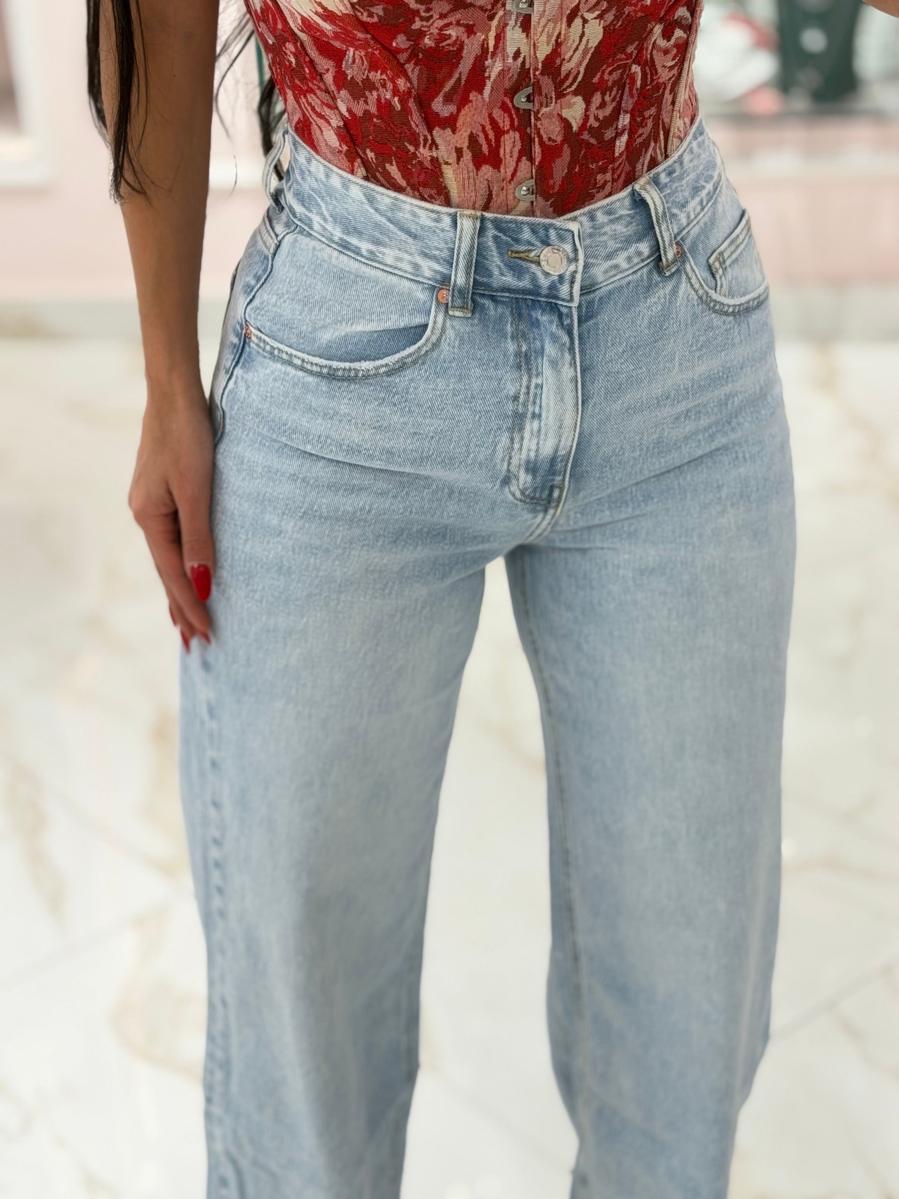 Jeans Wideleg Basic