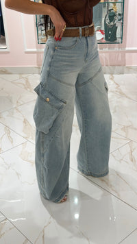 Jeans Balloon Tasconi Con Cintura