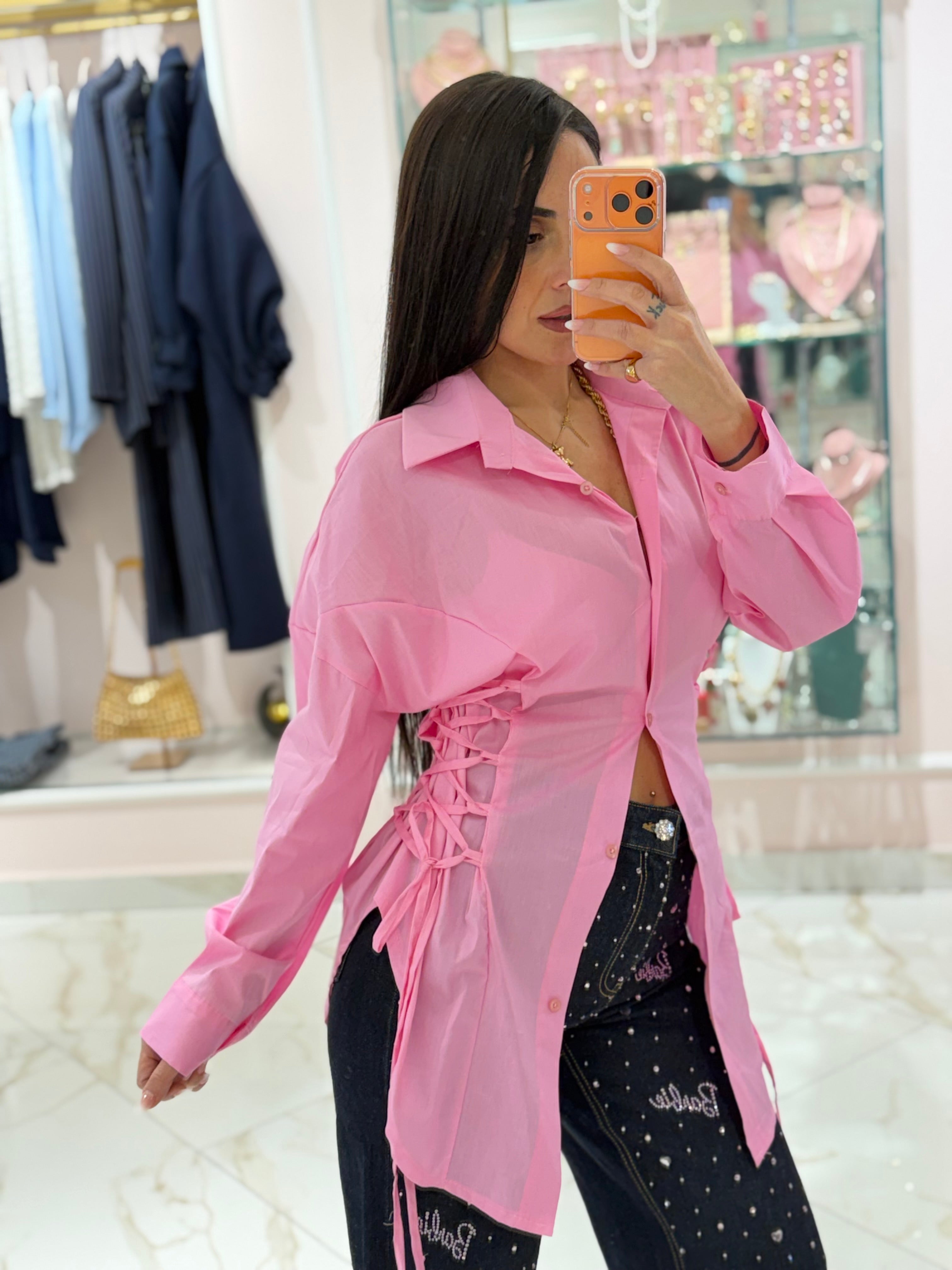 Camicia Janette Con Stringhe