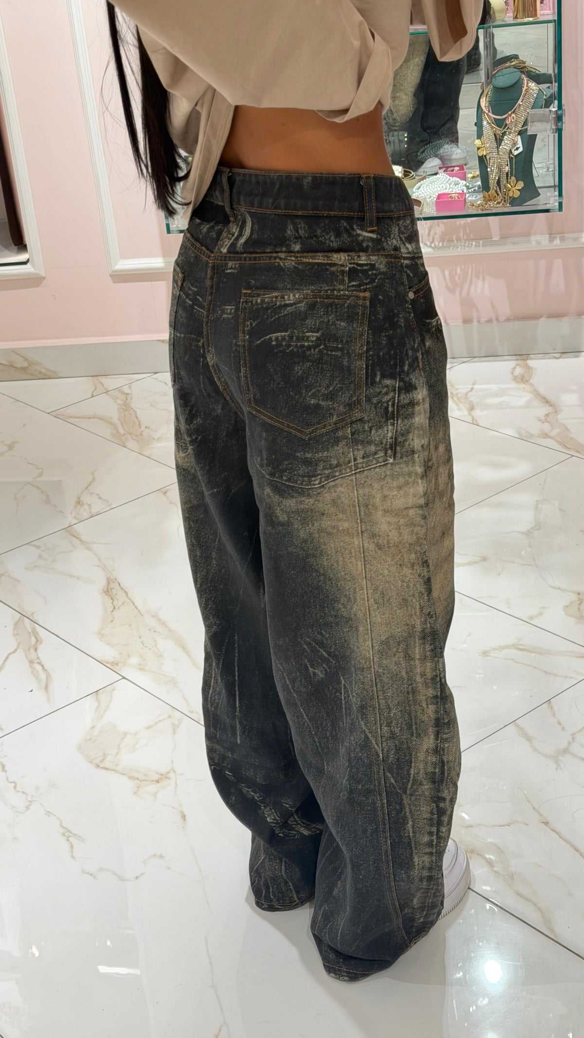 Jeans Balloon Dip Dye