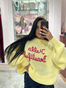 Maglione Hello Beautiful