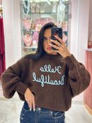 Maglione Hello Beautiful