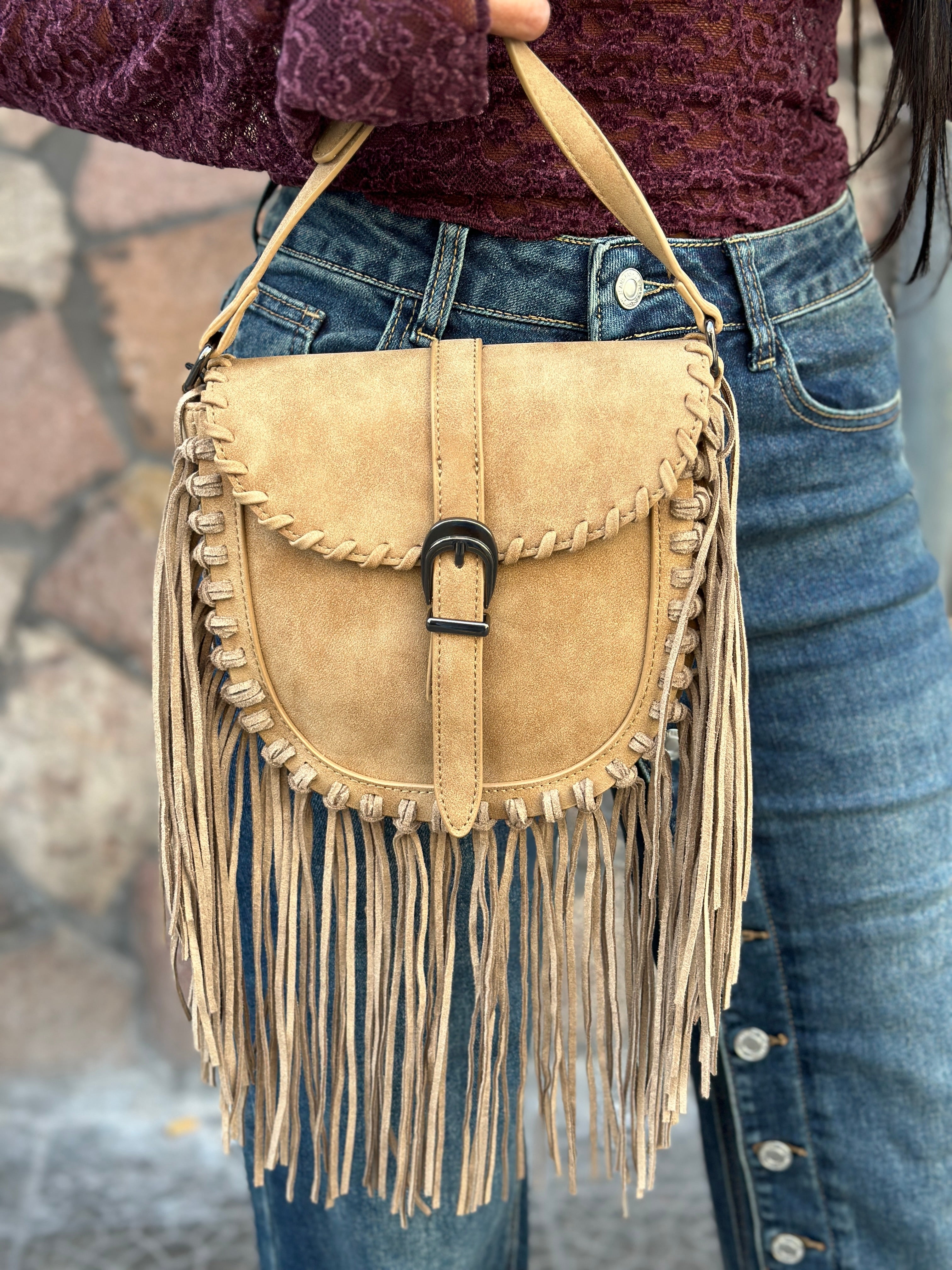 Borsa Tracolla Frange