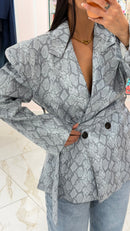 Giacca Ecopelle Snake