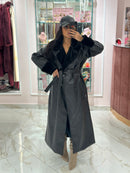 Trench Ecopelle Con Pelliccia