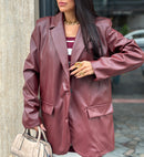 Blazer Ecopelle Over Size