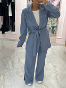Tailleur Gessato Effetto Jeans