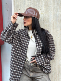 Camicia Over Size Quadretti