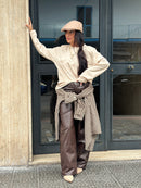 Pantalone Balloon Ecopelle