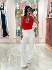 Jeans Palazzo Bianco