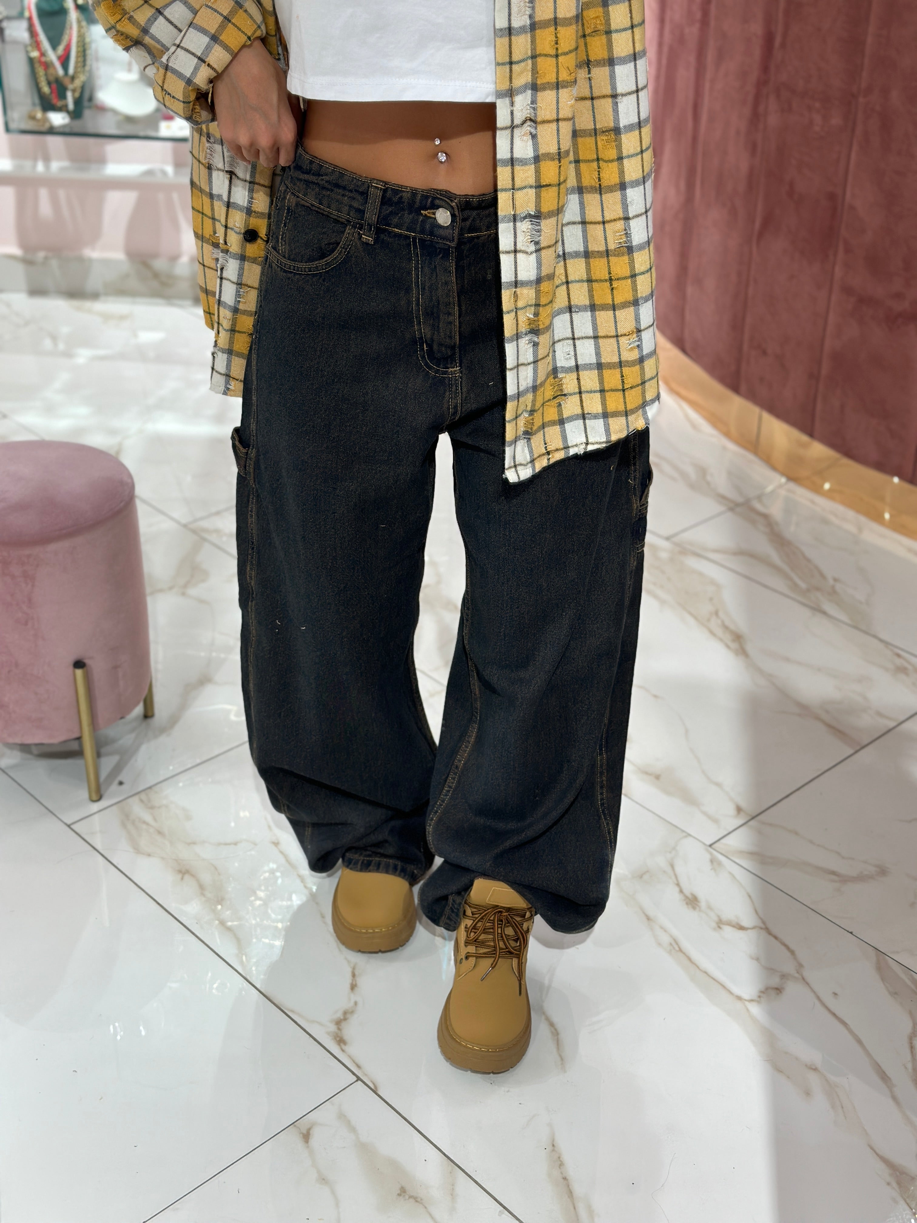 Jeans Baggy Sabbiato