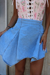 Gonna Denim Asimmetrica
