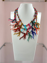 Collana Coralli Multicolor