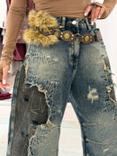 Jeans Balloon Xena con Cintura