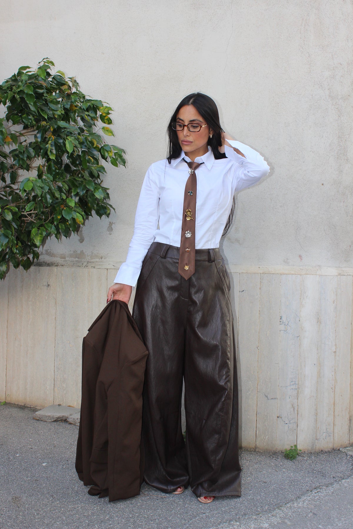 Pantalone Balloon Flow Ecopelle