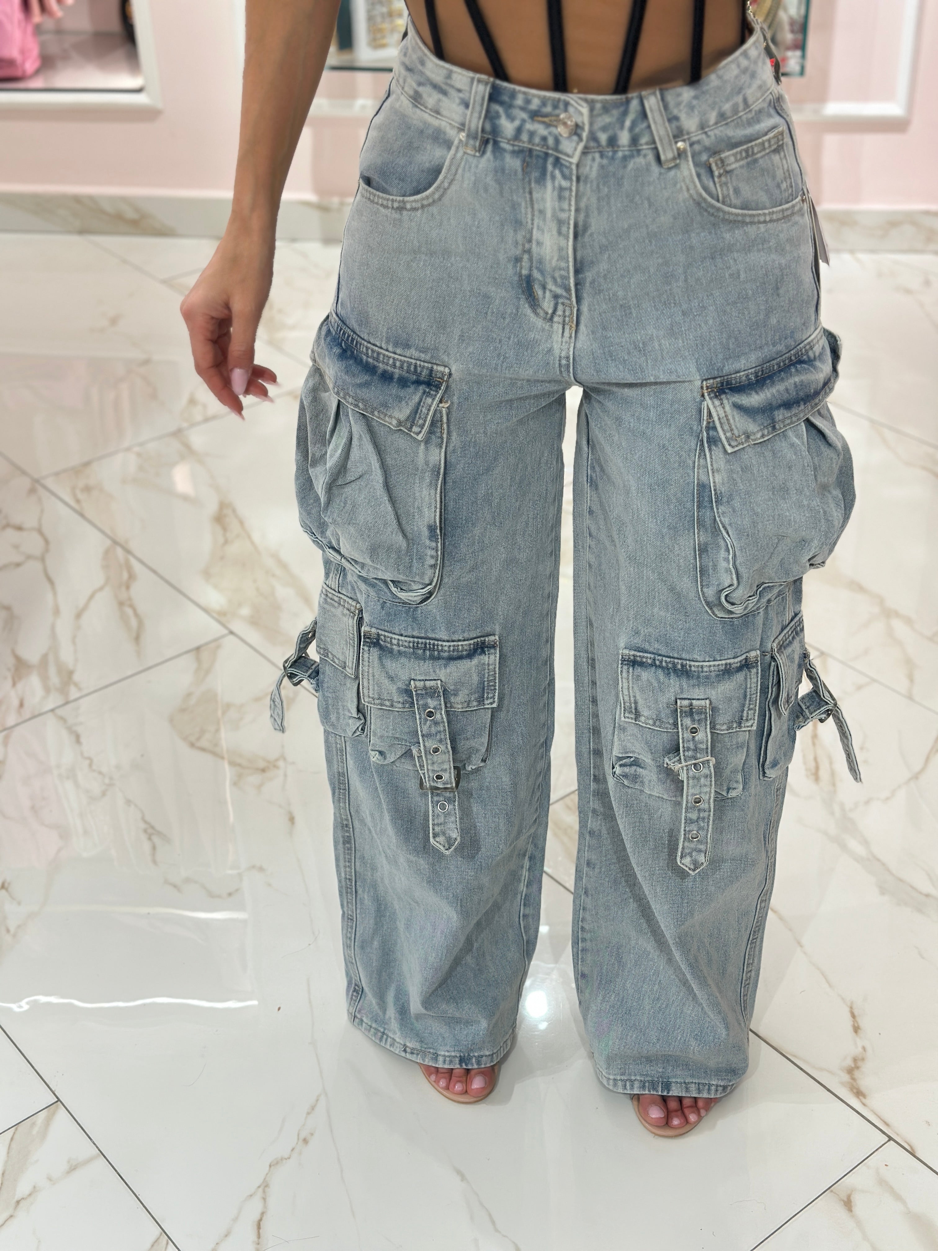 Jeans Cargo Multipocket